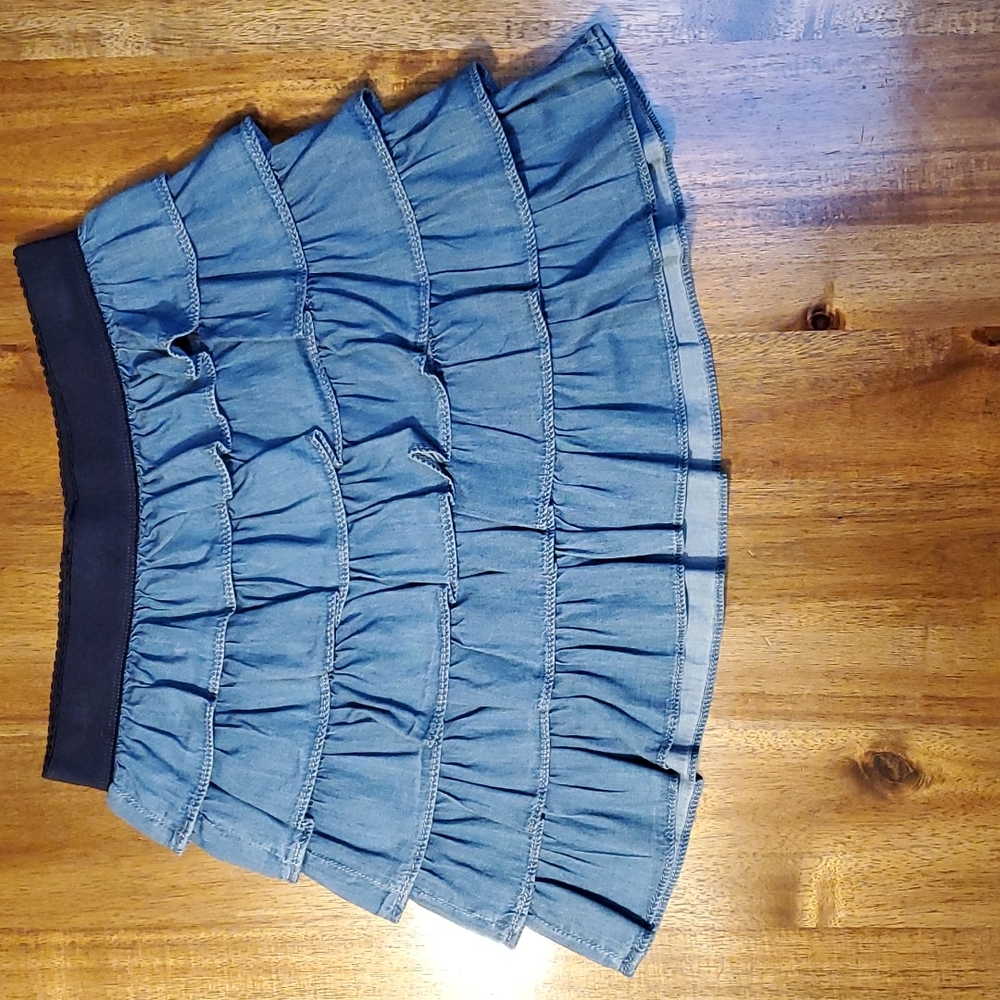 Kids denim skirt.